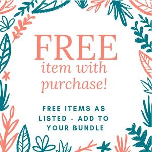 💸 FREE items w/ purchase from my closet 💸